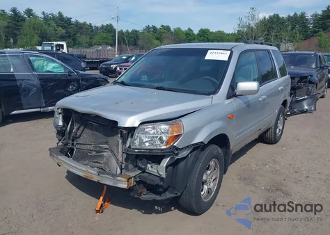 2007 Honda Pilot Ex from USA, damaged, VIN 2HKYF184X7H516247